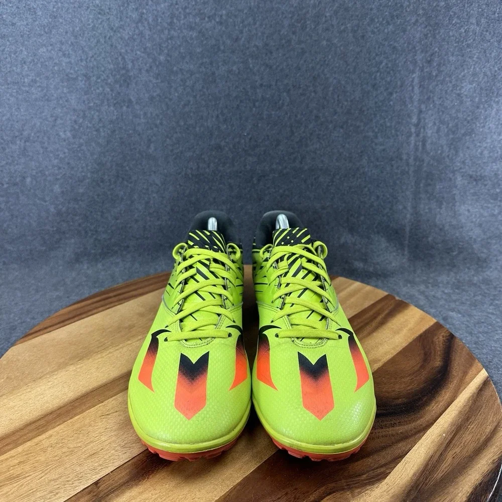 Men's Adidas Messi 15.3 Turf Solar Slime Soccer Shoes S74696 Size 12